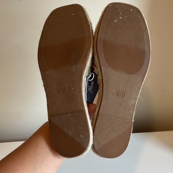 NEW Universal Thread Maren Square Toe Espadrille Slide Sandals Size 6.5 - Picture 7 of 8